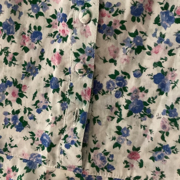 LoveShackFancy Cora Mini Dress Blue Jay Song - Picture 4 of 7